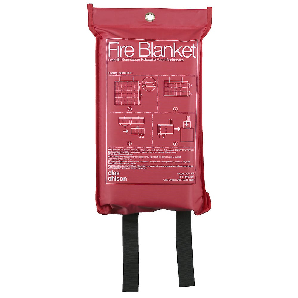 Clas Ohlson Brannteppe Silikon 1,2 x 1,8m