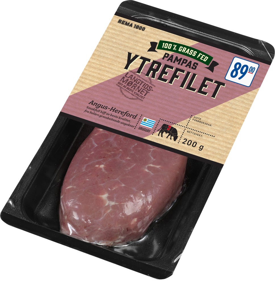 Pampas Ytrefilet 100% Grass fed