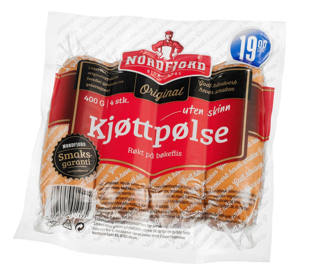 Nordfjord Kjøttpølse Uten Skinn