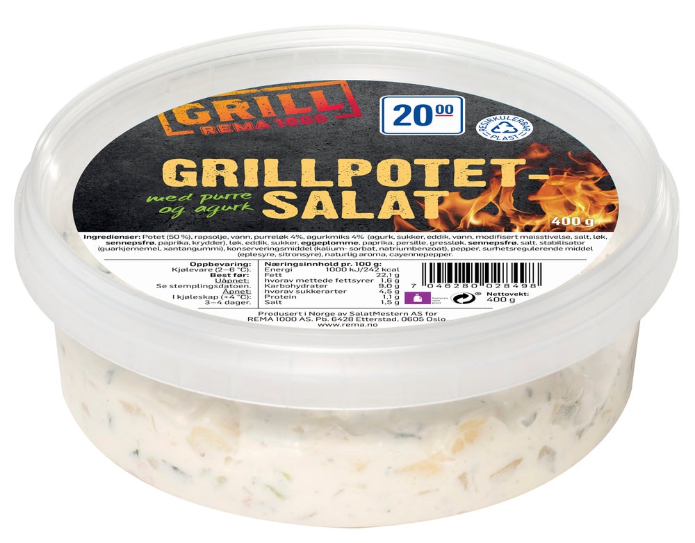 REMA 1000 Grillpotetsalat