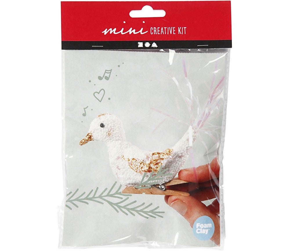 Creativ Kreativt minikit Fugl på klemme