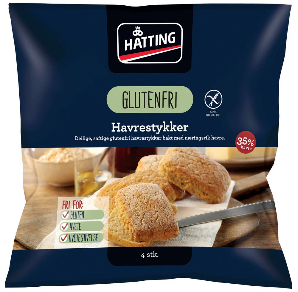 Hatting Glutenfrie Havrestykker
