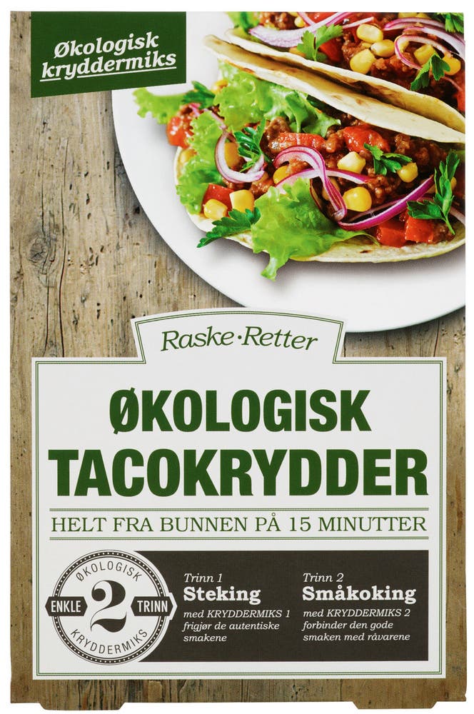 Raske Retter Økologisk Tacokrydder