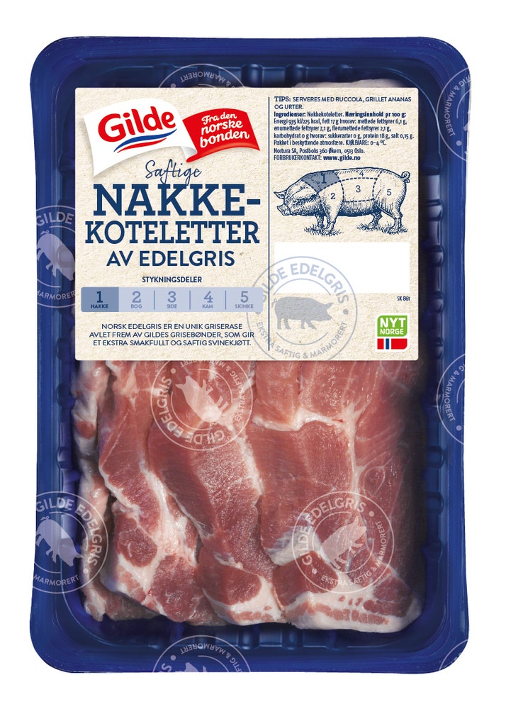 Gilde Edelgris Nakkekotelett