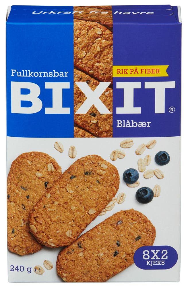 Sætre Bixit Fullkornsbar Blåbær