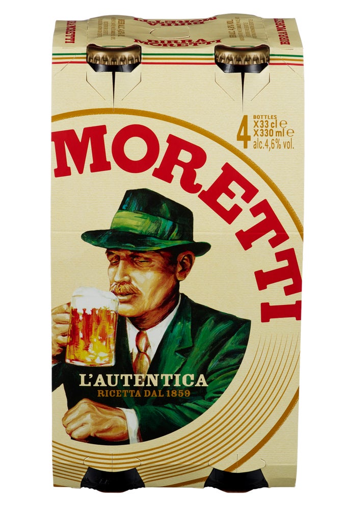 Birra Moretti 4 x 0,33l