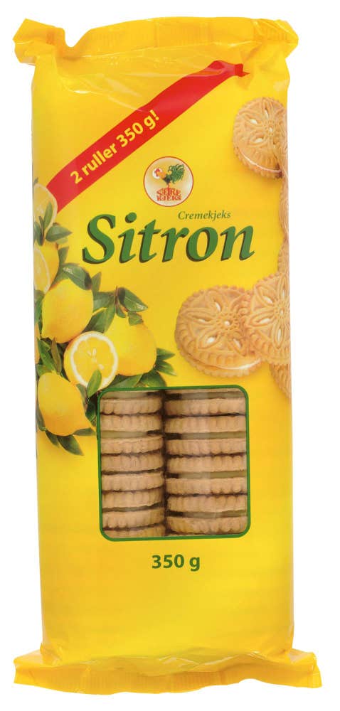 Sætre Cremekjeks Sitron 2 pk