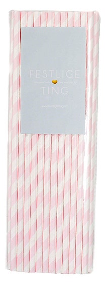 FestligeTing Sugerør Rosa