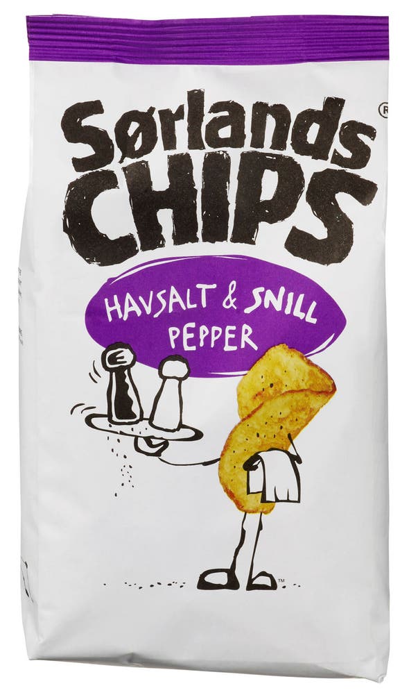 Sørlandschips Havsalt & Snill Pepper