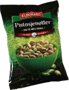 Eldorado Pistasjenøtter Salte med skall