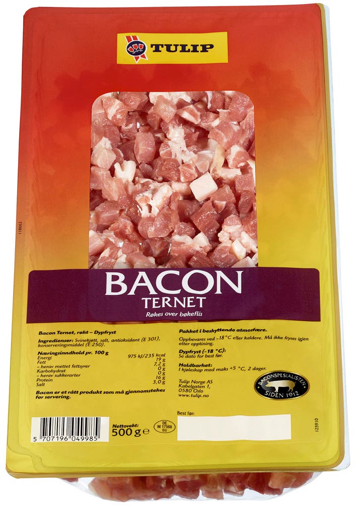Tulip Bacon Ternet Fryst
