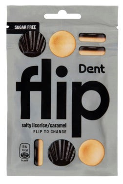 Dent Flip Licorice & Caramel
