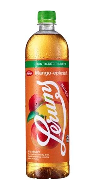 Lerum Mango & Eplesaft Uten Tilsatt Sukker