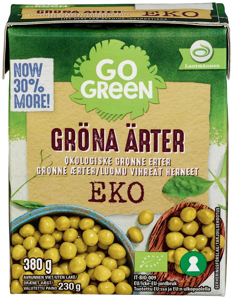 Go Green Erter Grønne
