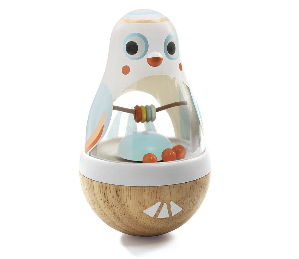 Sprell Pingvin, vippeleke med rangle