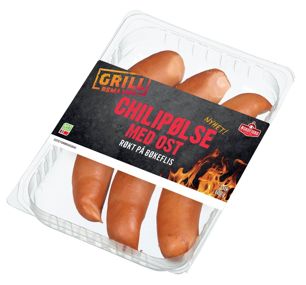 Nordfjord Chilipølse Med Ost