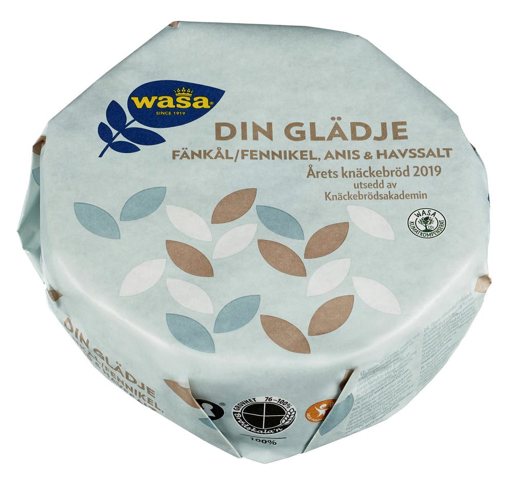Wasa Din Glede Fennikel, Anis & Havsalt