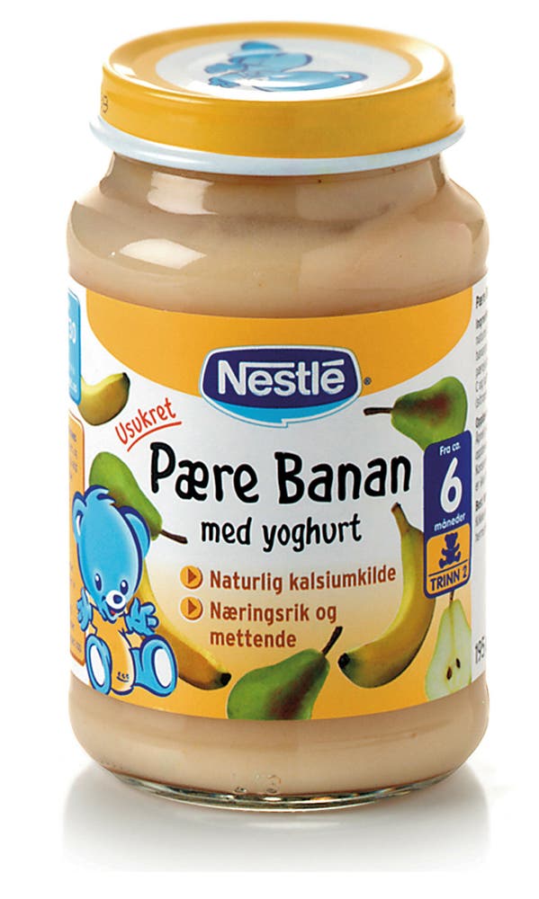 Nestlé Pære, Banan & Yoghurt Fra 6 mnd