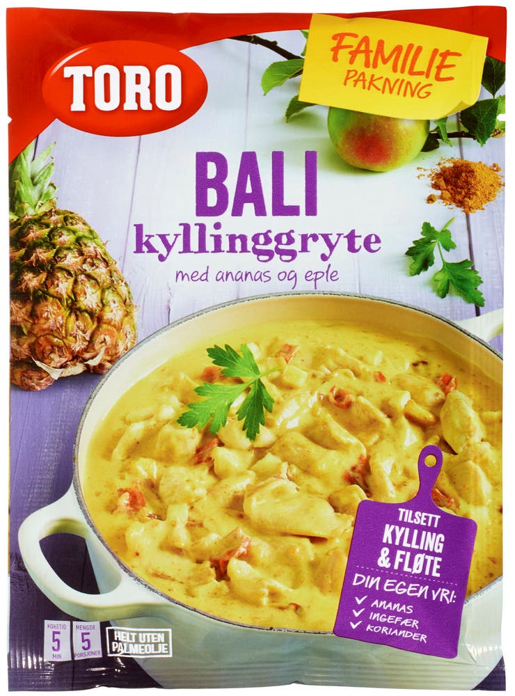 Toro Bali Kyllinggryte Familiepak