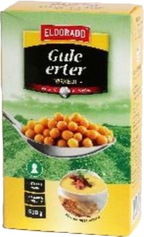 Eldorado Gule erter Tørrede