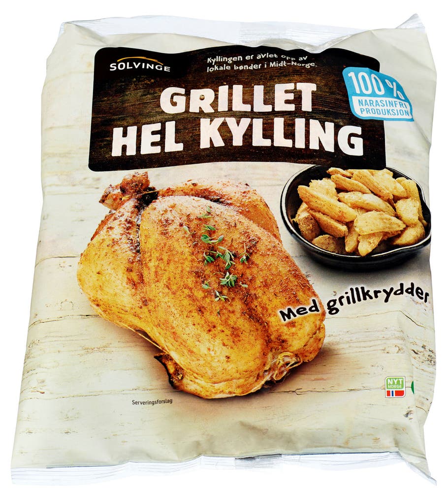 Solvinge Hel Grillet Kylling