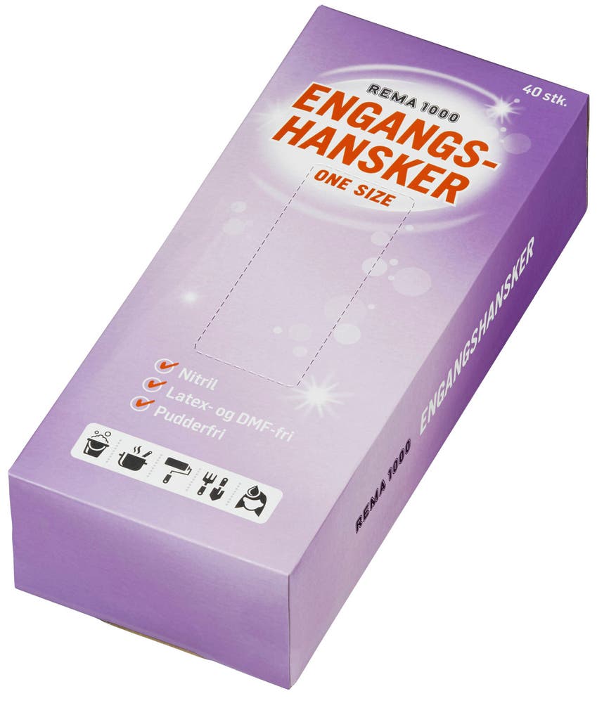 REMA 1000 Engangshansker One Size