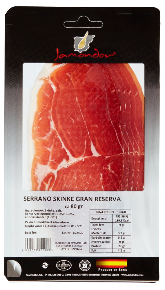 Jamondul Serrano Gran Reserva