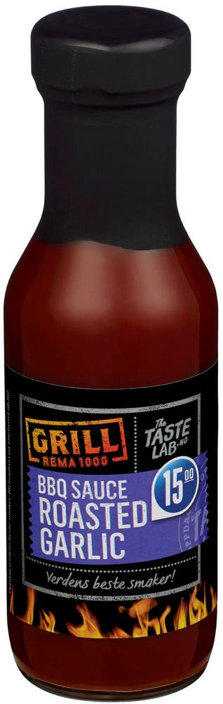 REMA 1000 BBQ Sauce Garlic Taste Lab