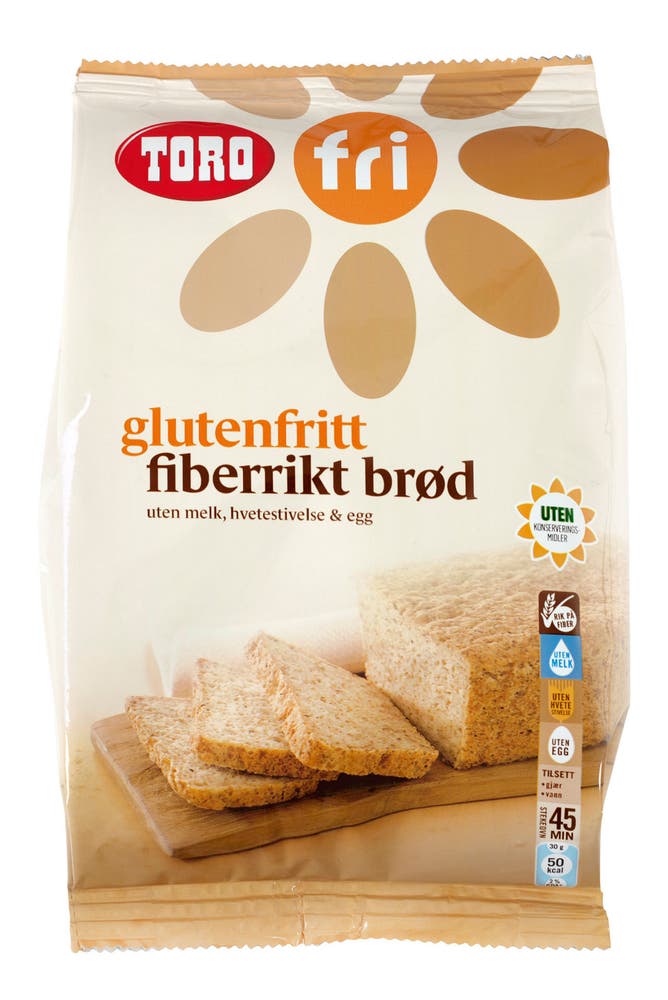 Toro Fiberrikt Brød Glutenfritt