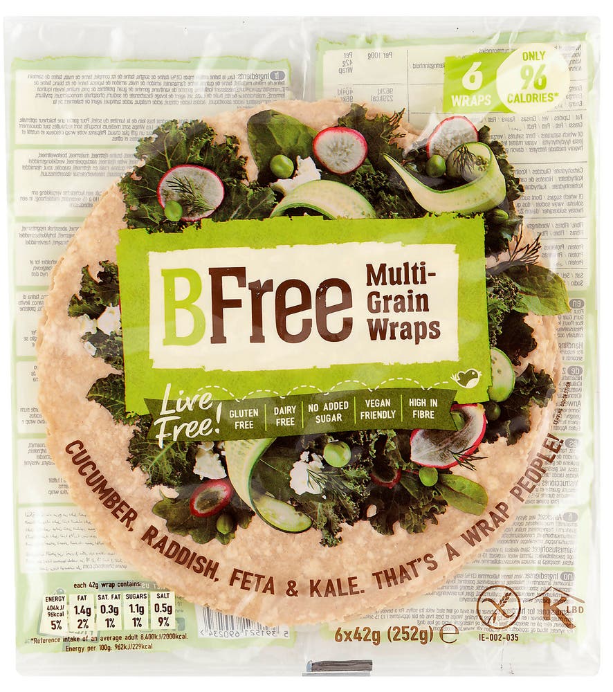 Bfree Wraps Fullkorn Glutenfri