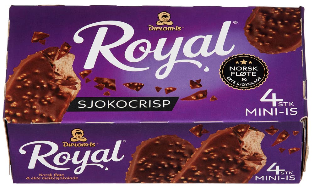 Diplom-Is Royal Sjokocrisp Mini