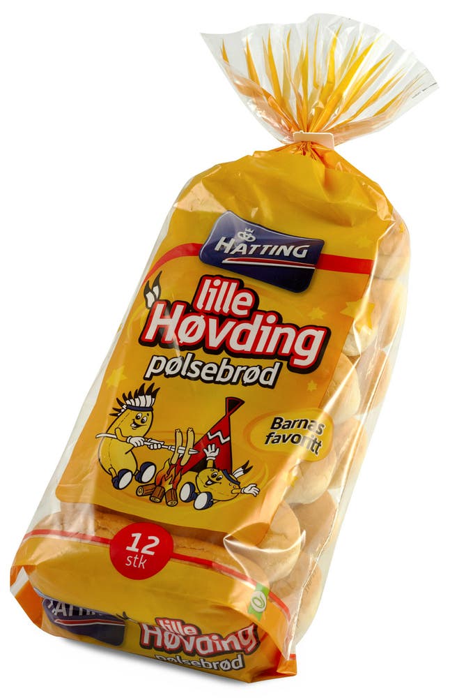 Hatting Lille Høvding Pølsebrød 10stk