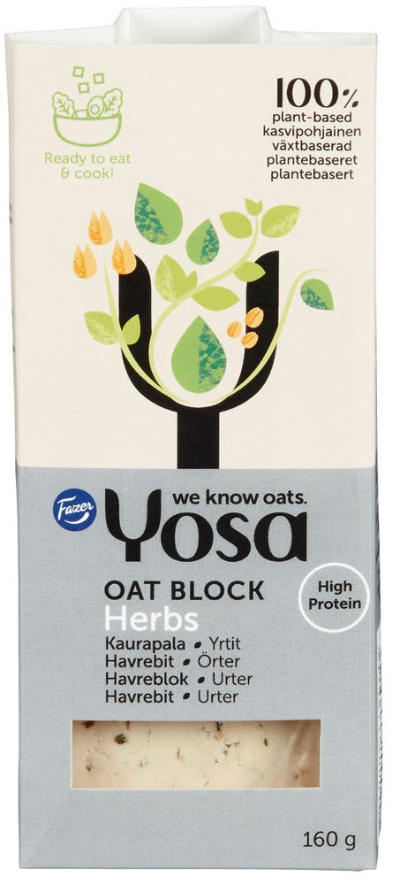 Yosa Havrebit Urter Proteinrikt Havrebasert Matlagingsprodukt