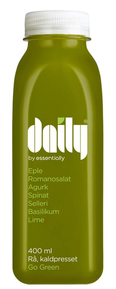 Essentially Daily Go Green Grønn Juice