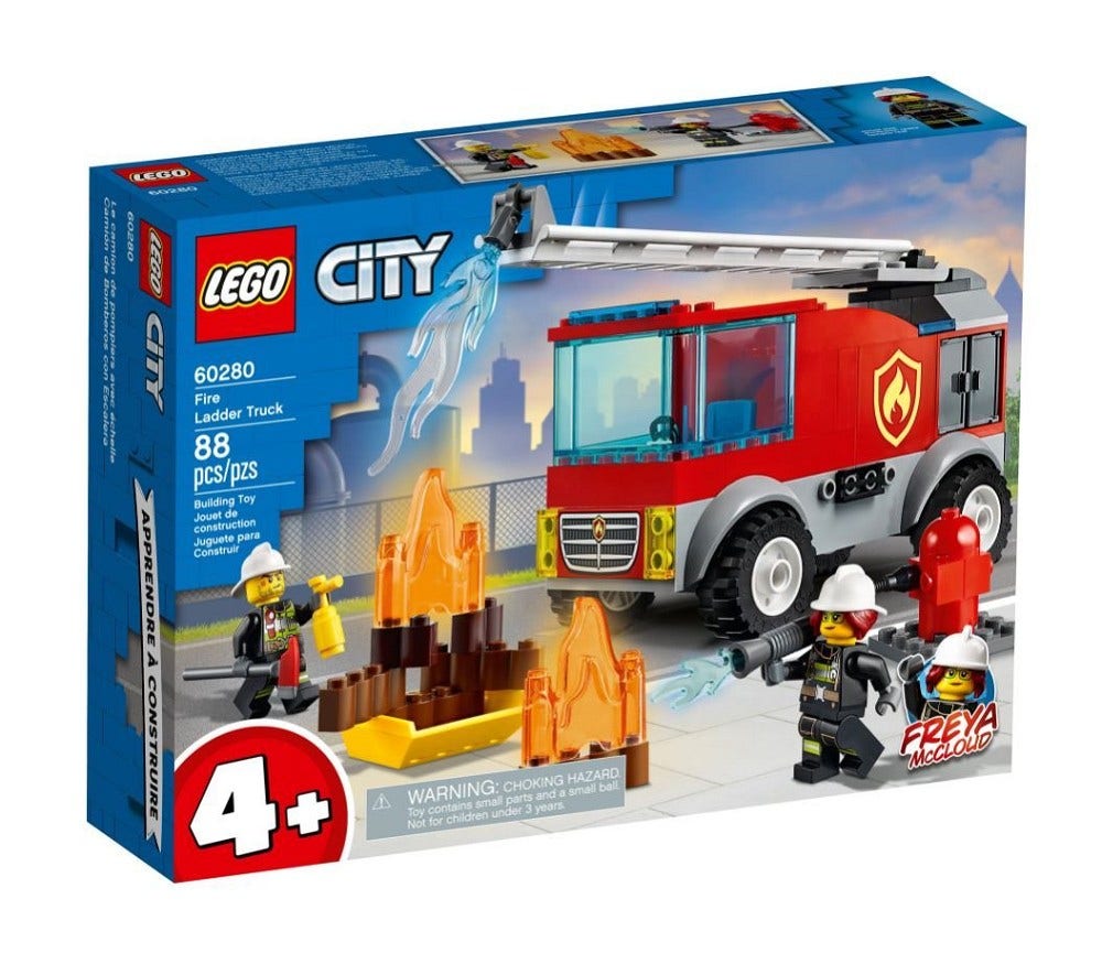 Sprell LEGO City Brannvesenets stigebil