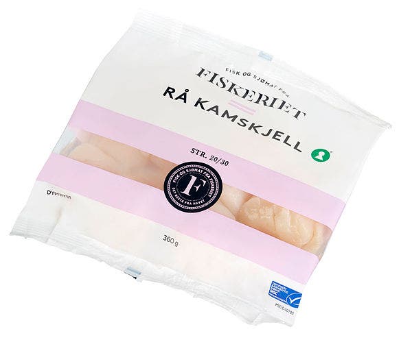 Fiskeriet Frosne Kamskjell