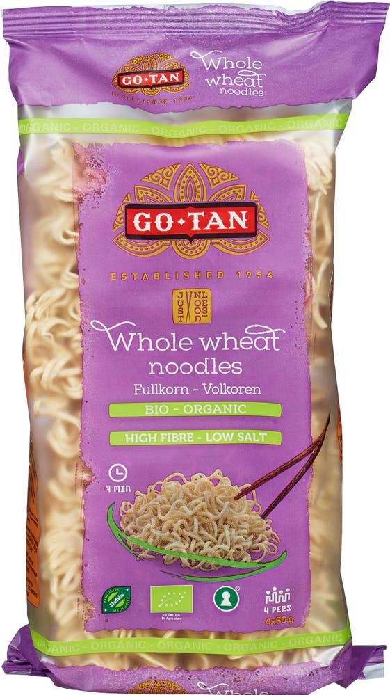 Go Tan Hvetenudler Fullkorn Økologisk