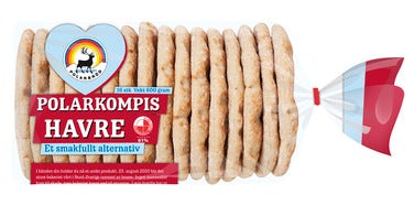 Polarbrød Havre Polarkompis 16 Stk