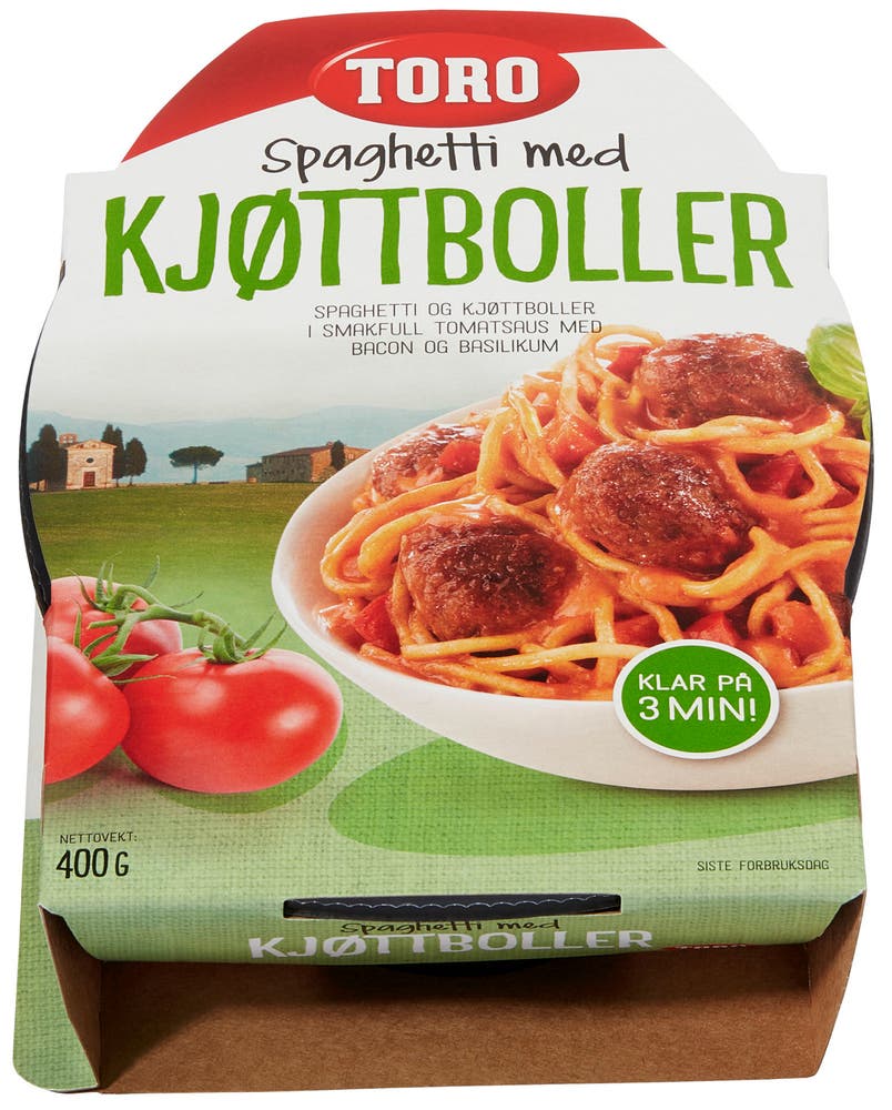 Toro Spaghetti med Kjøttboller