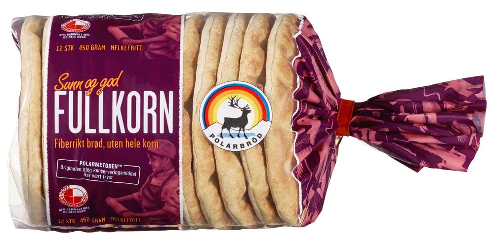 Polarbrød Fullkorn 12pk