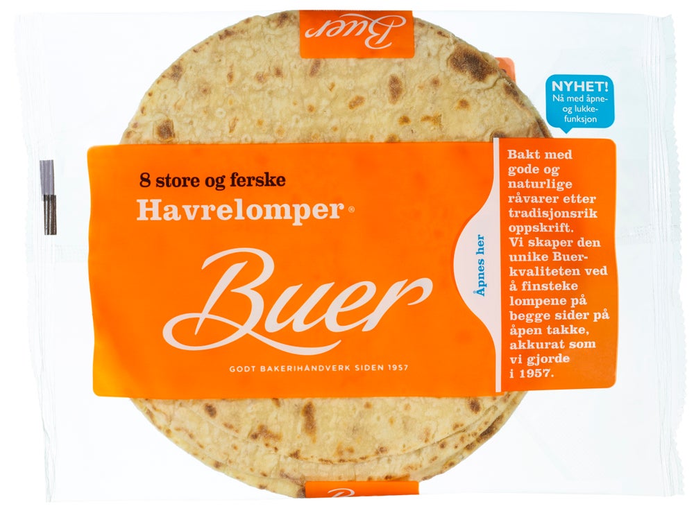 Havrelomper Store 8 stk