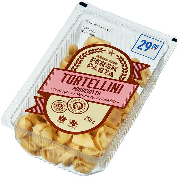 REMA 1000 Tortelloni Med Skinke