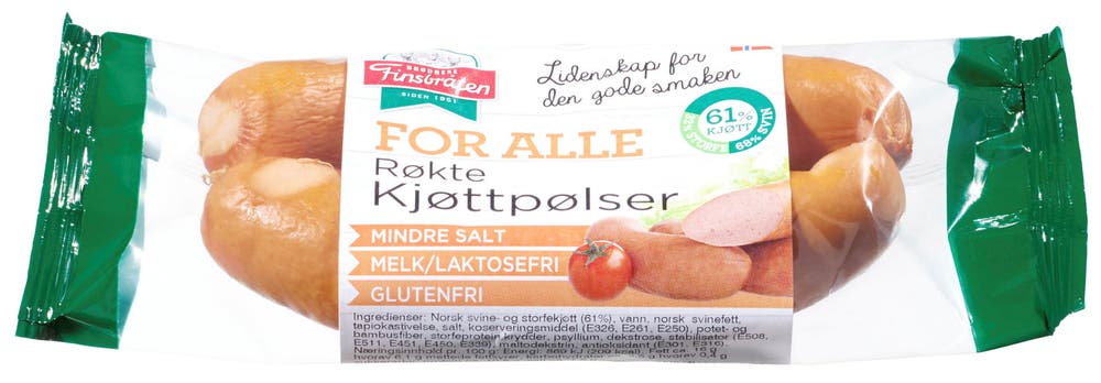Finsbråten Røkte Kjøttpølser For Alle