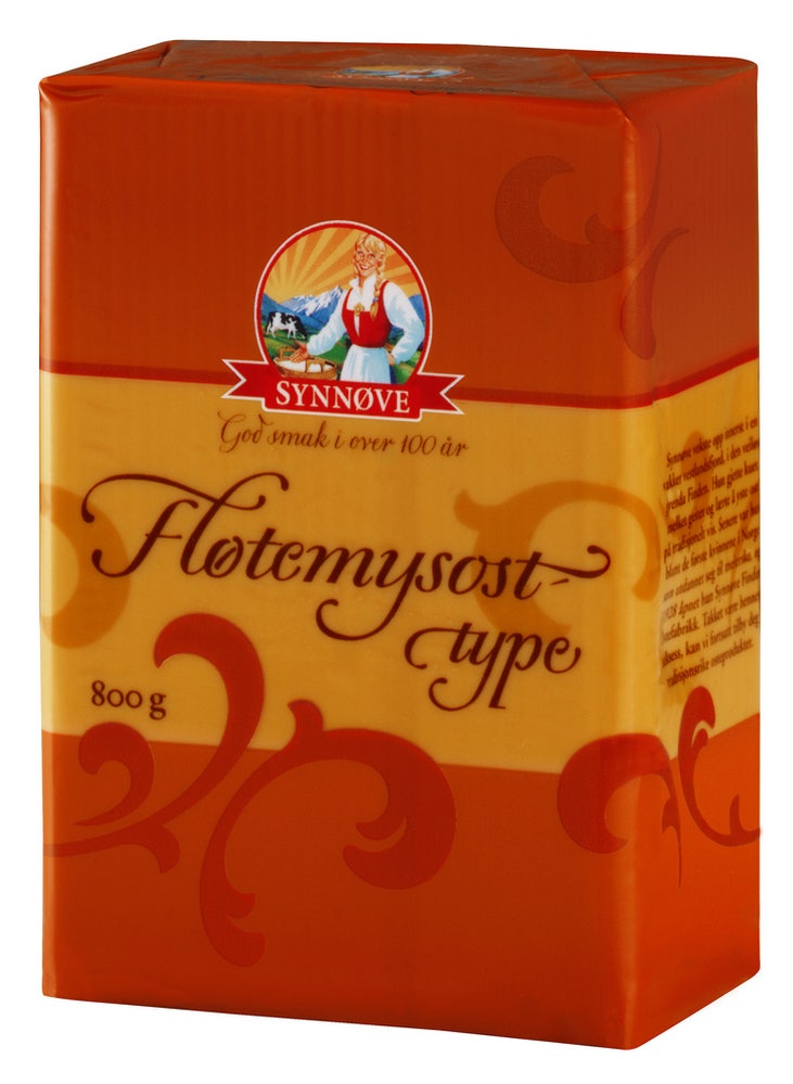 Synnøve Fløtemysost Type Brunost