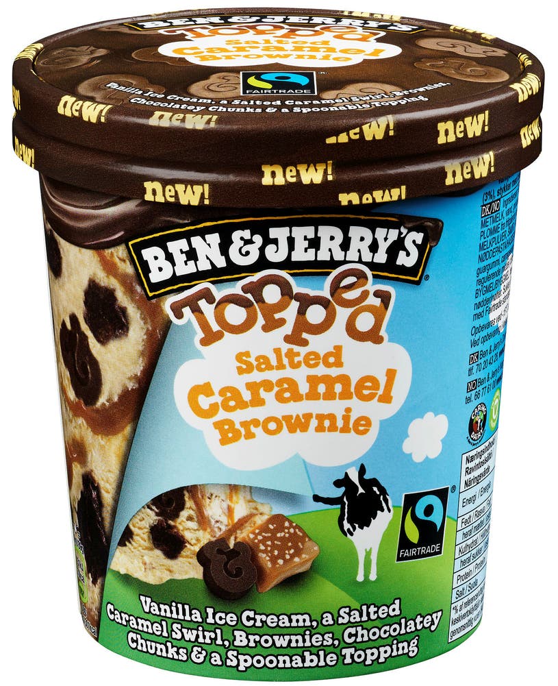 Ben & Jerry's Topped Salted Caramel Brownie Iskrem