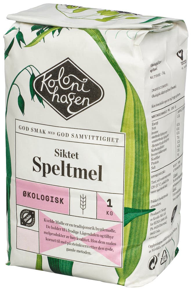 Kolonihagen Speltmel Siktet Økologisk