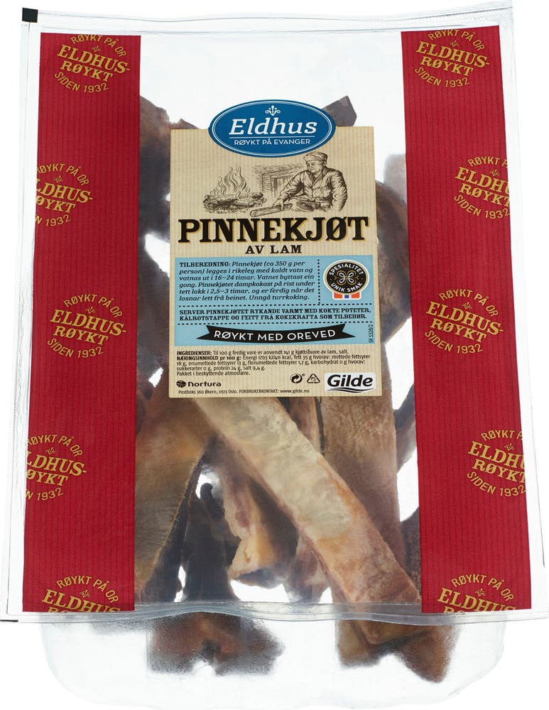 Gilde Eldhusrøkt Pinnekjøtt Av Lam