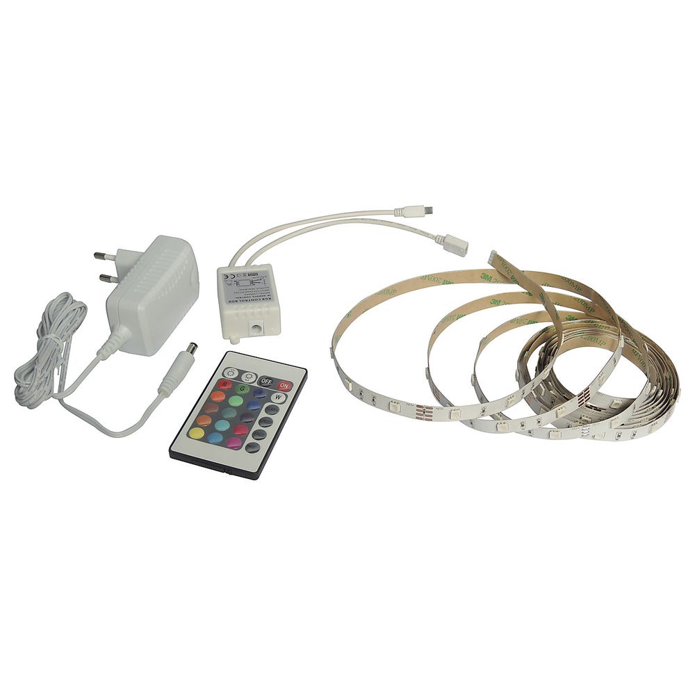 Clas Ohlson Fleksibel LED-list RGB 3m IP20