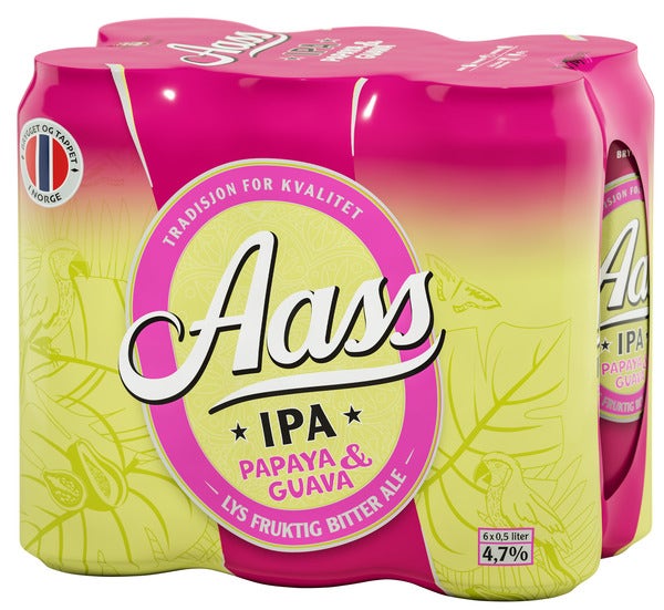 Aass Bryggeri Aass Papaya & Guava IPA 6 x 0,5l