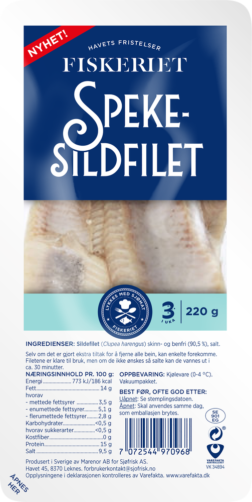Fiskeriet Spekesildfilet
